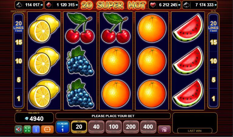 20 Super Hot kostenlos spielen