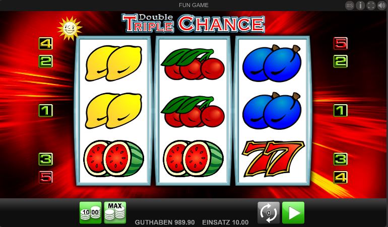 Double Triple Chance im Casino spielen