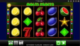Multi Fruits kostenlos spielen Multi Fruits kostenlos spielen