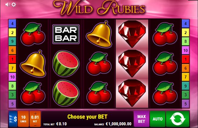 Wild Rubies kostenlos spielen